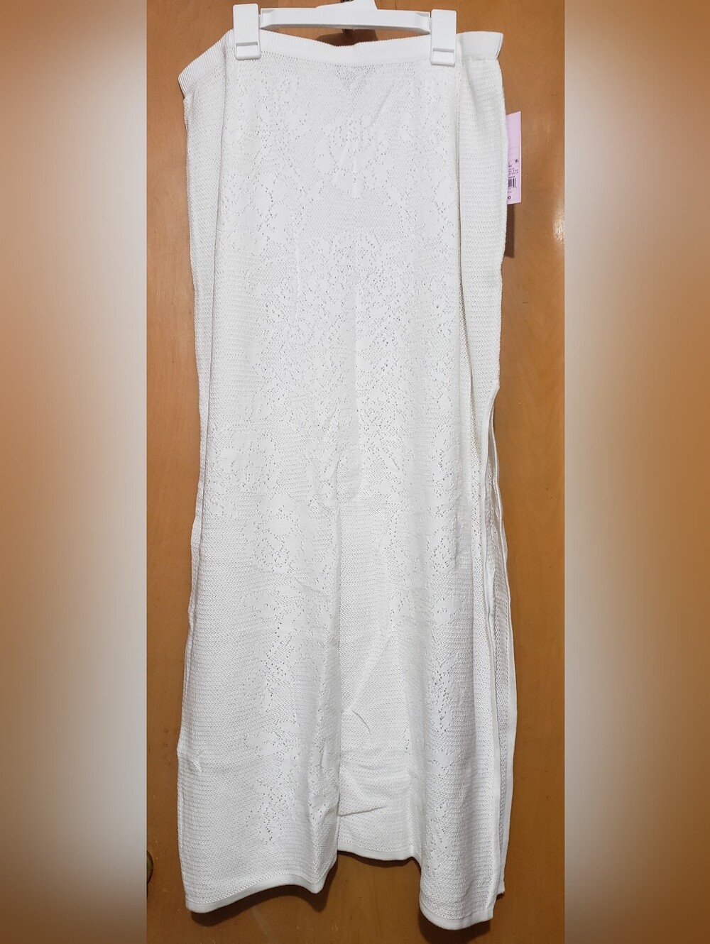 wild fable White Crochet Maxi Skirt - Lightweight Knit